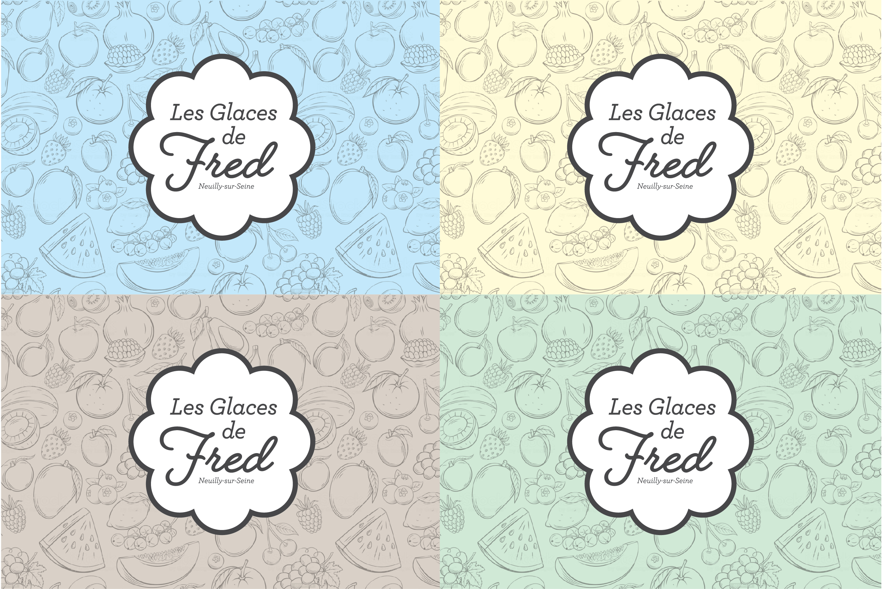 LES GLACES DE FRED — BRANDING