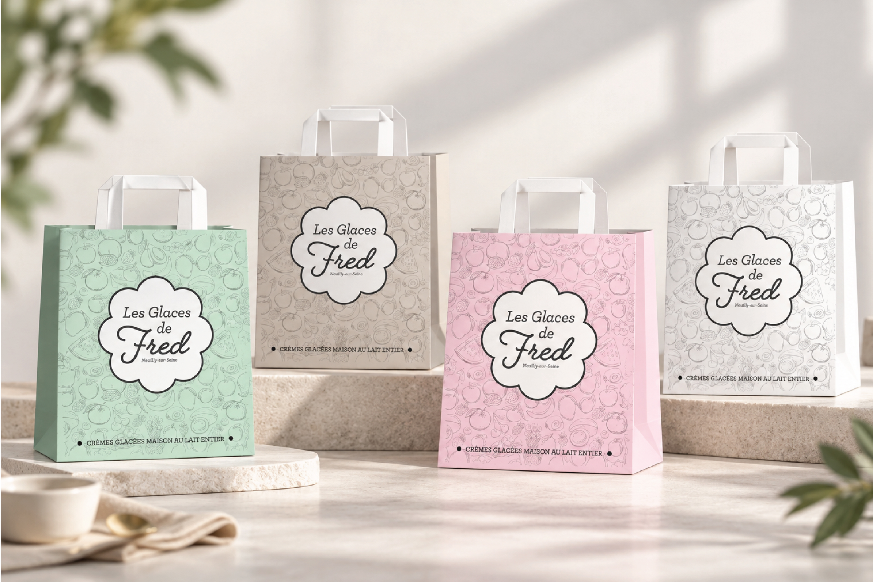 LES GLACES DE FRED — BRANDING
