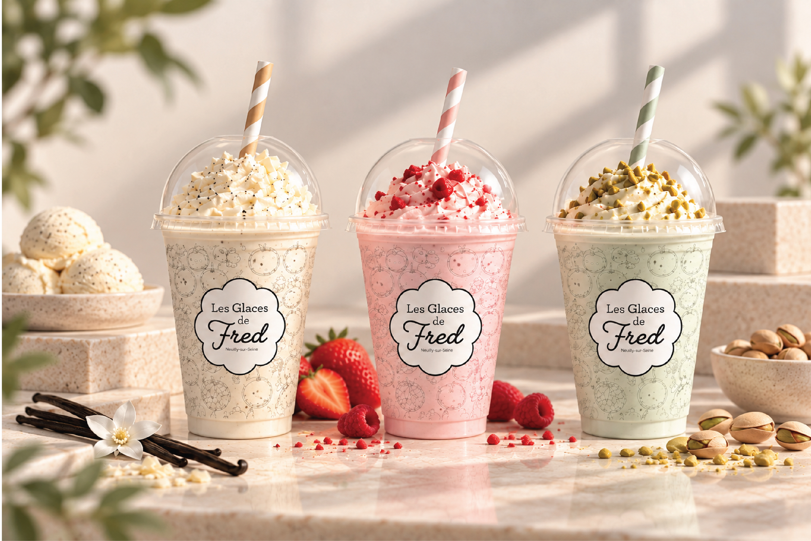 LES GLACES DE FRED — BRANDING